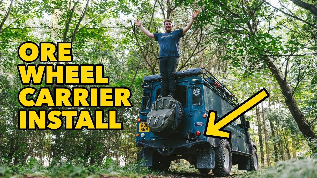 Installing the O.R.E Wheel Carrier - Strongest Land Rover Wheel Carrier Out There?