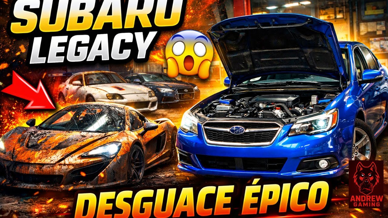 Reparación completa Subaru Legacy Sedán + 5 coches del desguace | Car Mechanic Simulator 2021