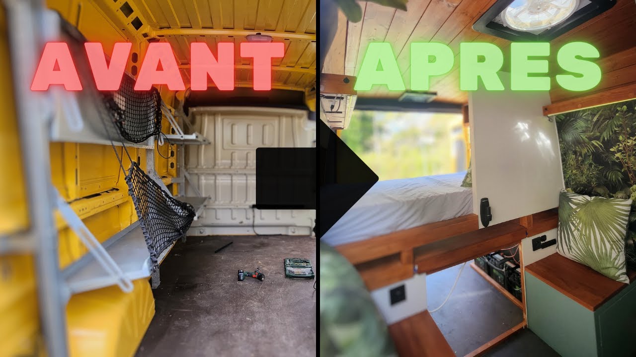 Aménagement fourgon | 4 mois de travaux en 20 minutes ! (TIME LAPS) 🚐⏱️