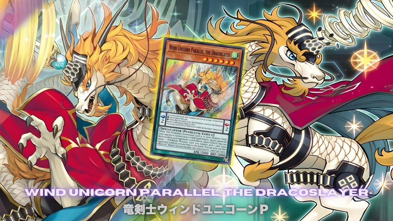 Brothers Of Destruction !! Wind Unicorn Parallel, the Dracoslayer DECK NEW CARD - YUGIOH