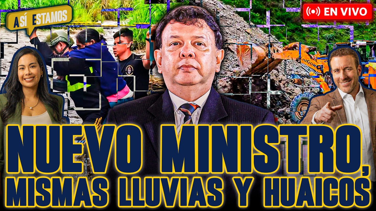 🚨 #ENVIVO | ¡VELASCO JURÓ COMO NUEVO MINISTRO DE SALUD! ¡ALERTA POR HUAICOS EN EL NORTE! #ASÍESTAMOS
