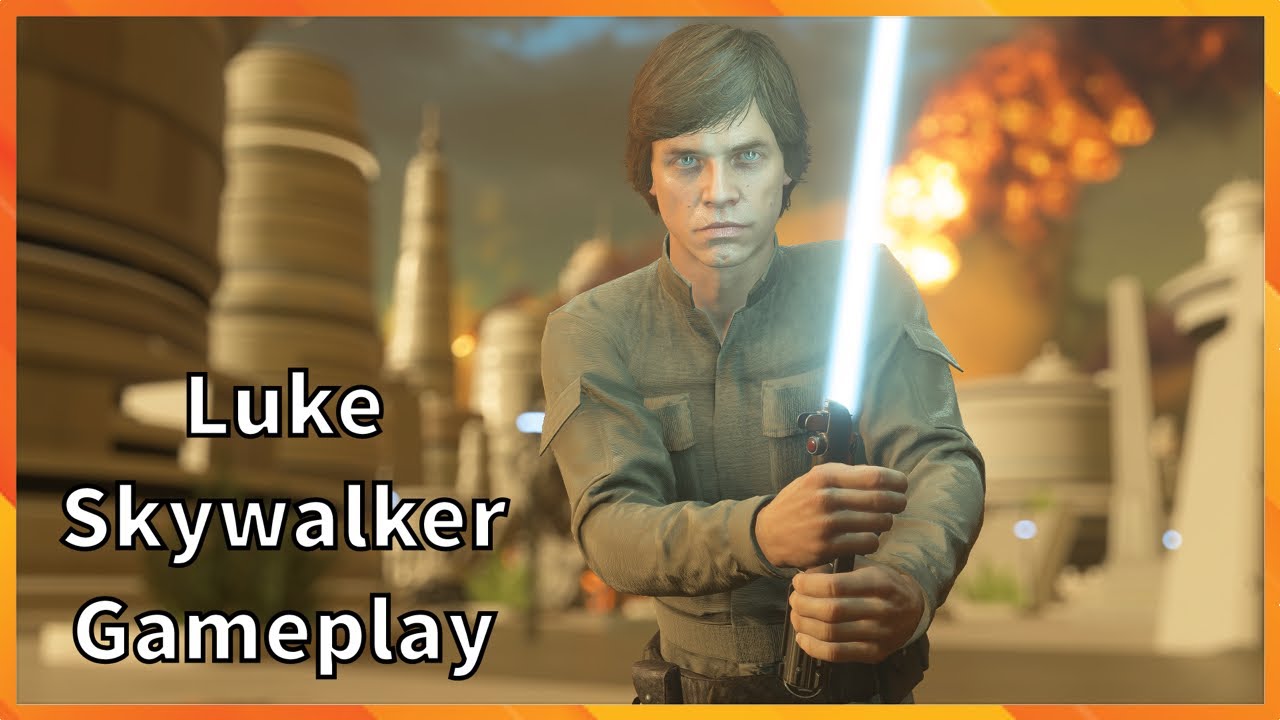 Bespin Luke Skywalker Gameplay Star Wars Battlefront 2