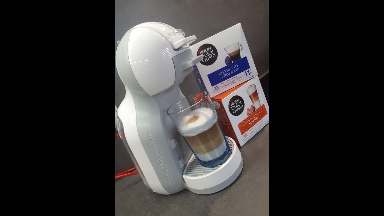 Dolce Gusto Mini Me šedobílý unboxing a 1.použití