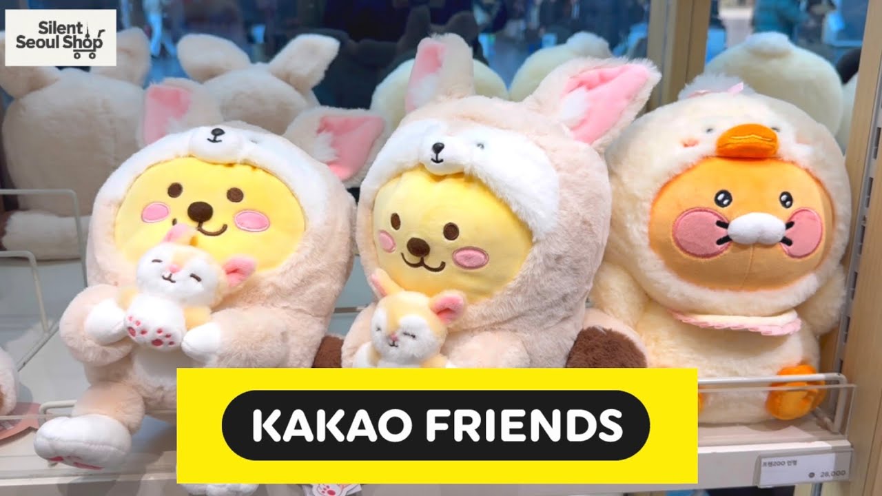 Silent Kakao Friends Store Flagship Store | Calm Walk in Hongdae