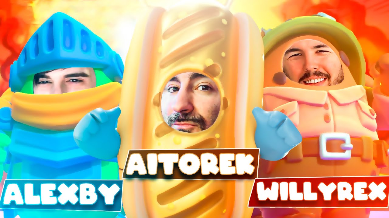 Willyrex y Alexby me invitan al Fall Guys para hacerles carrito ¿conseguimos el infalible?
