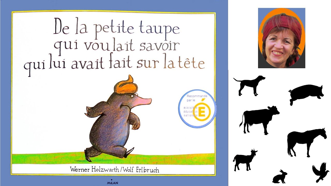 Lecture d'album - De la petite taupe qui voulait savoir qui lui avait fait sur la tête -