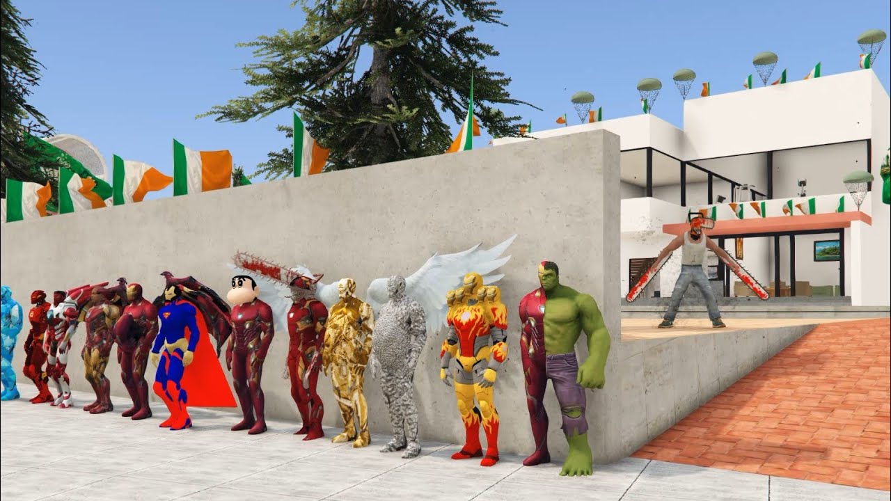 Chainsaw Man Franklin Play Hide And Kill Challenge - Indian Bike Driving 3D