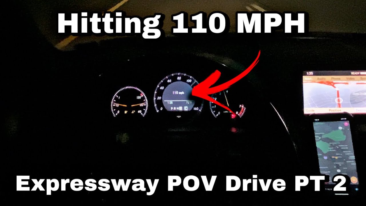 Hitting 110 MPH || Expressway POV Drive Part 2