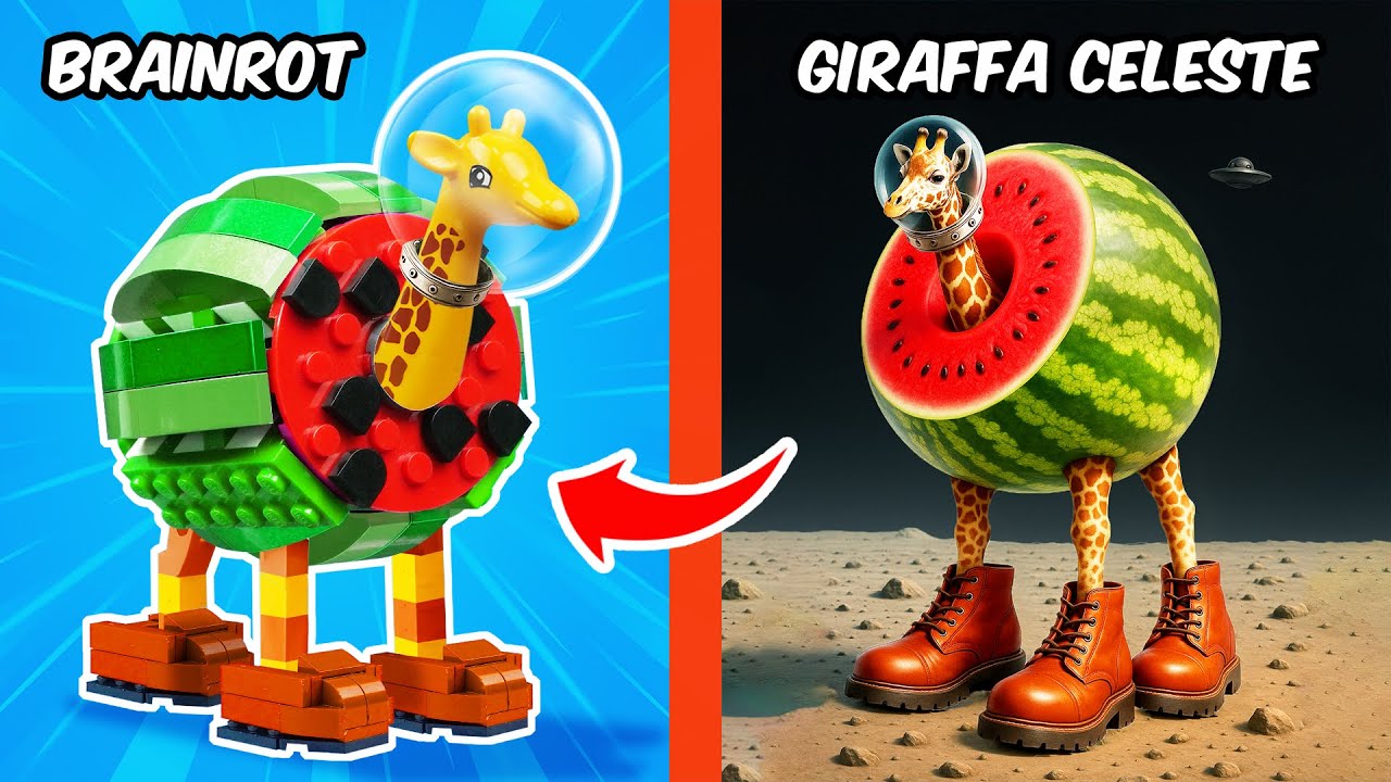 How to Build Italian Brainrot in LEGO with Fruit Theme | FUNZ Bricks