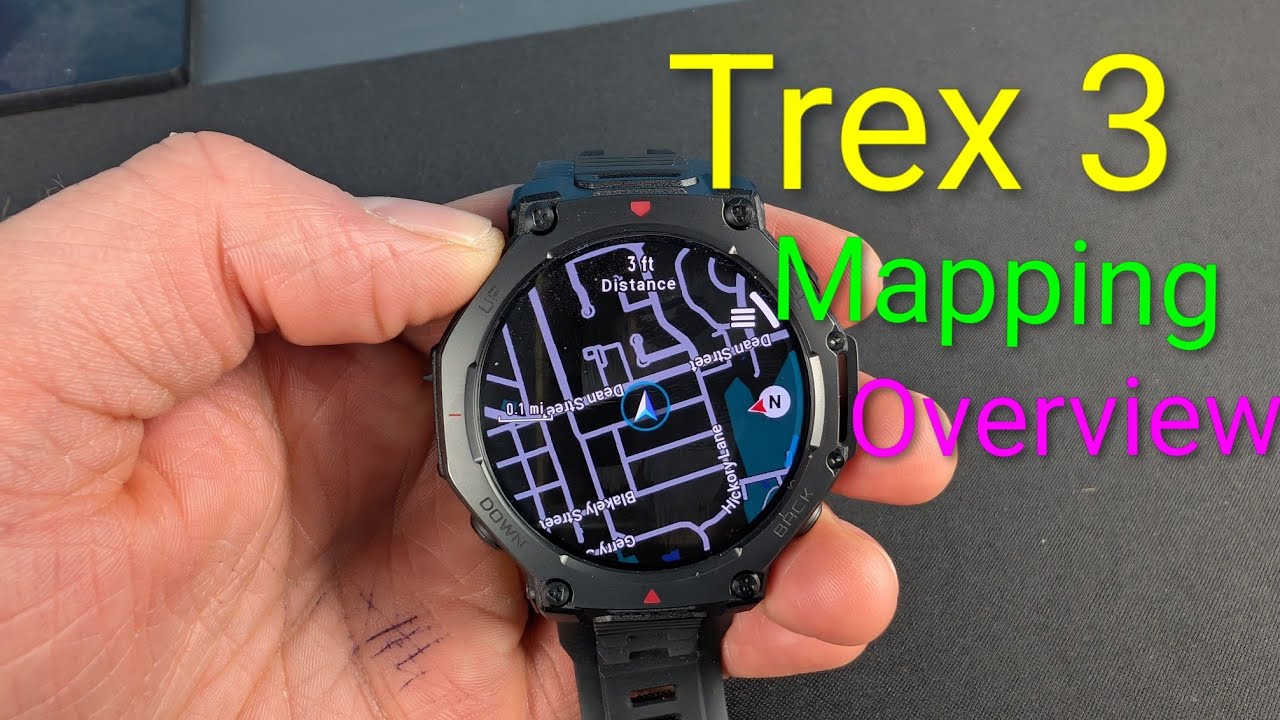 Amazfit Trex 3 Pro Mapping Overview