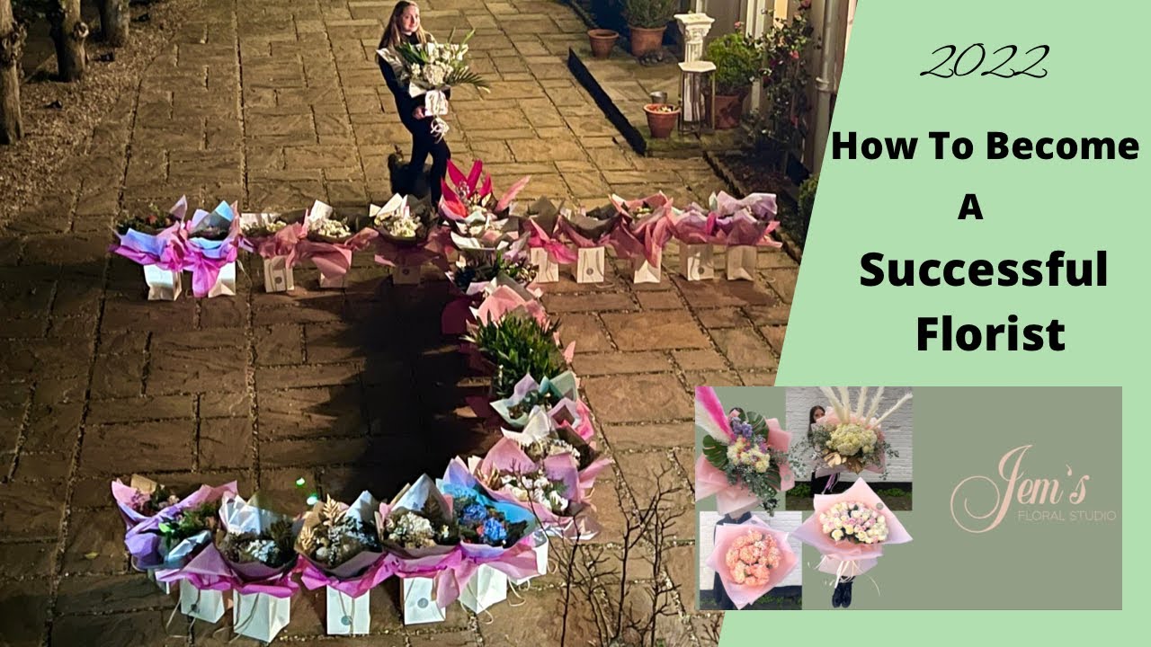 How to become a FLORIST (with no experience) in 2024 | FROM HOME