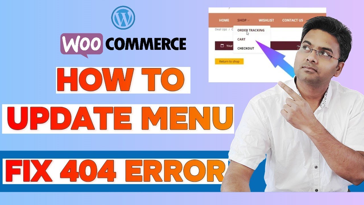 Easy WordPress Website Menu Management and 404 Error Page Fix | Step-by-Step Tutorial