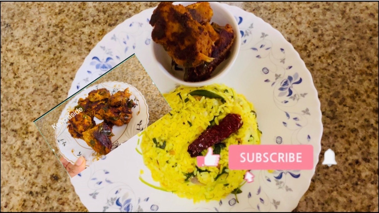 Aromatic Herb Rice Paired with Golden Pan-Fried Fish