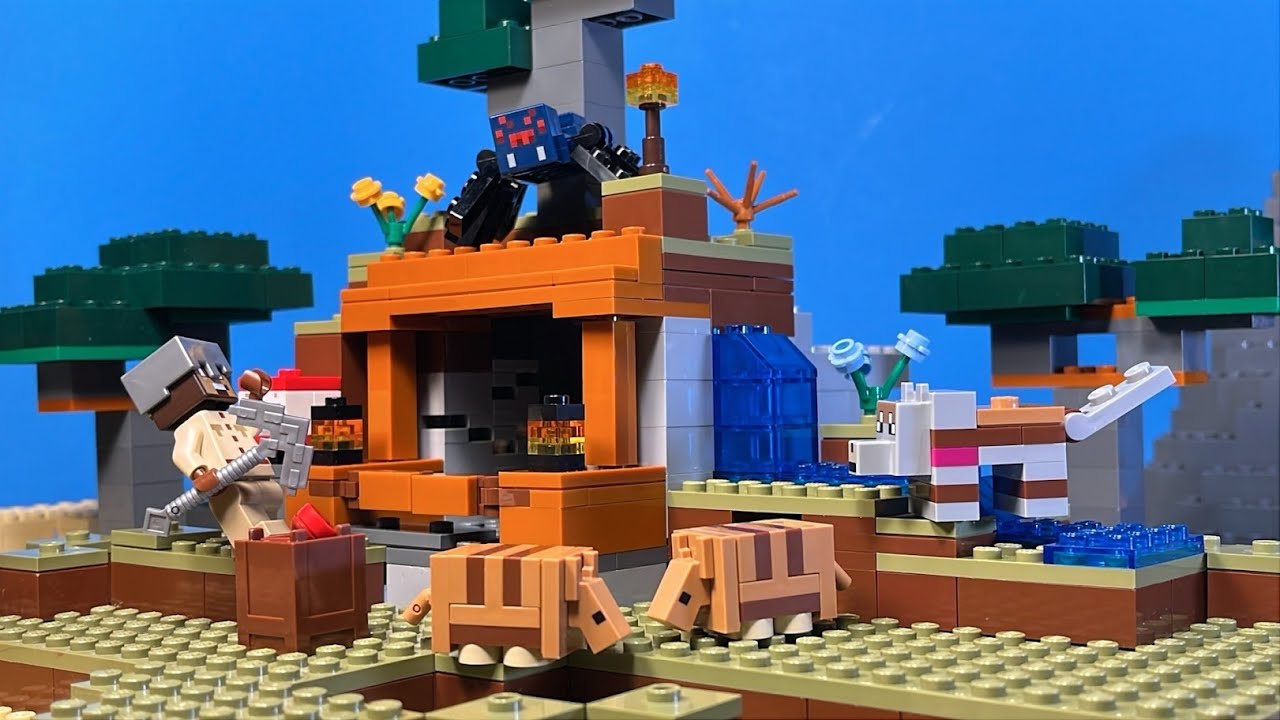 The Armadillo Mine Expedition - LEGO Minecraft - Stop Motion @LEGO