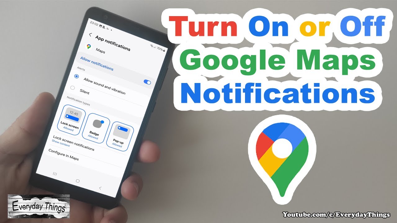 How to Turn On or Off Google Maps Notifications on Android
