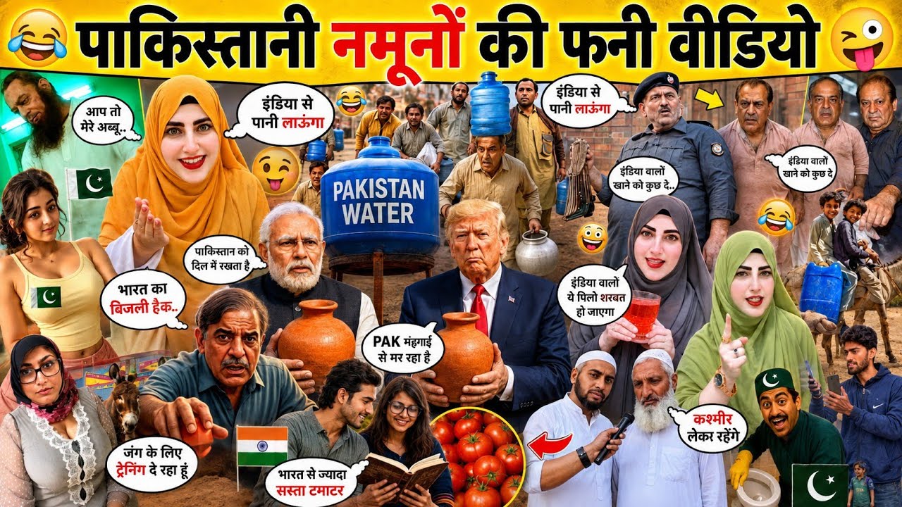 पाकिस्तानी नमूनों के फनी वीडियो🤣🤪 Part-104 || Pakistani Funny Reaction Videos || @PRINCE-ALLROUNDER 