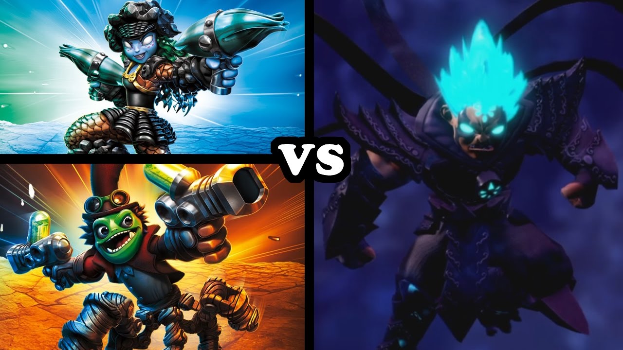 Skylanders Imaginators - All Quickshot Sensei + Quickshot Imaginator VS Super Kaos