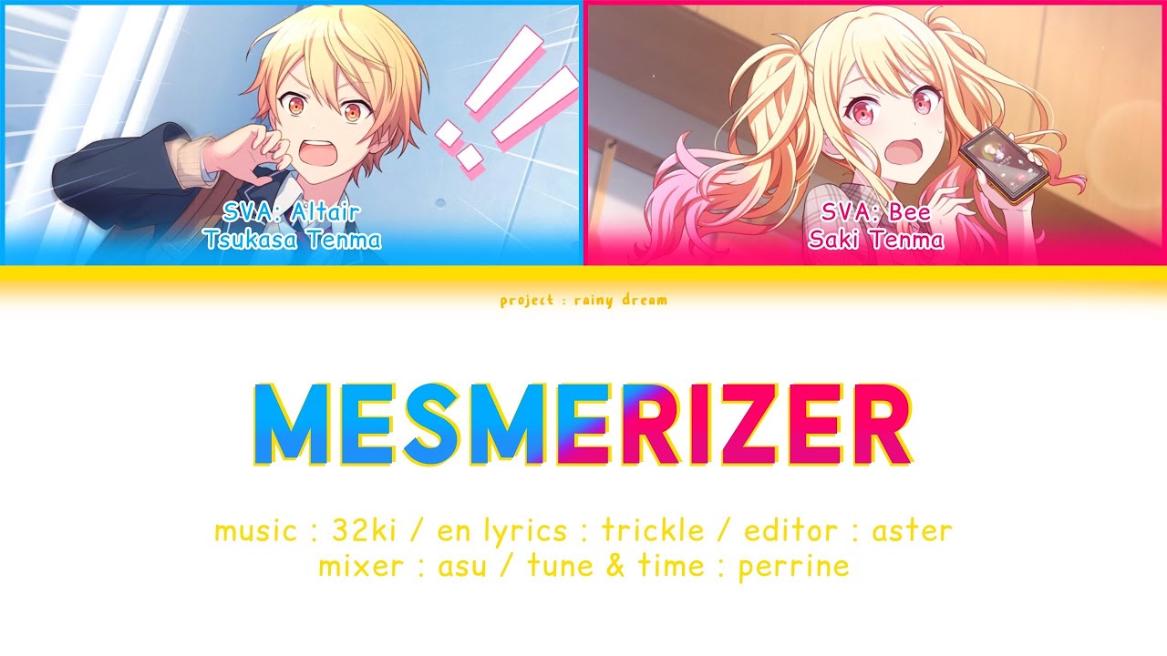 Mesmerizer ENGLISH Cover || Saki & Tsukasa || PROJECT: Rainy Dream