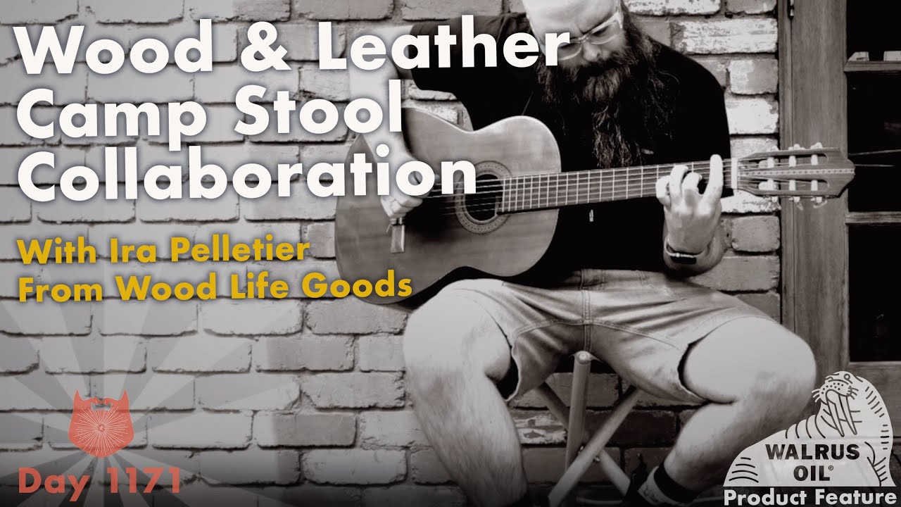 Wood & Leather Camp Stool: A Cross-Globular Collaboration