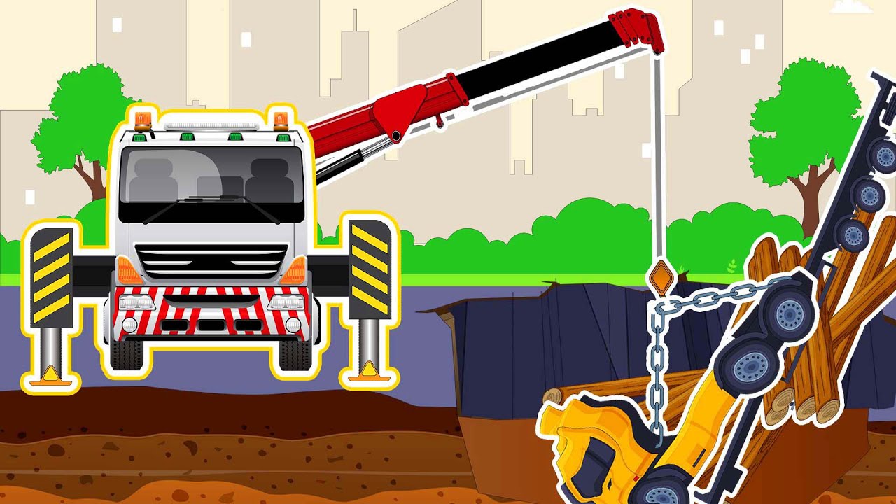 Logging Truck Falls Into Hole On Road! Repair Road and Bring Back Broken Truck🚚 | Construction Story
