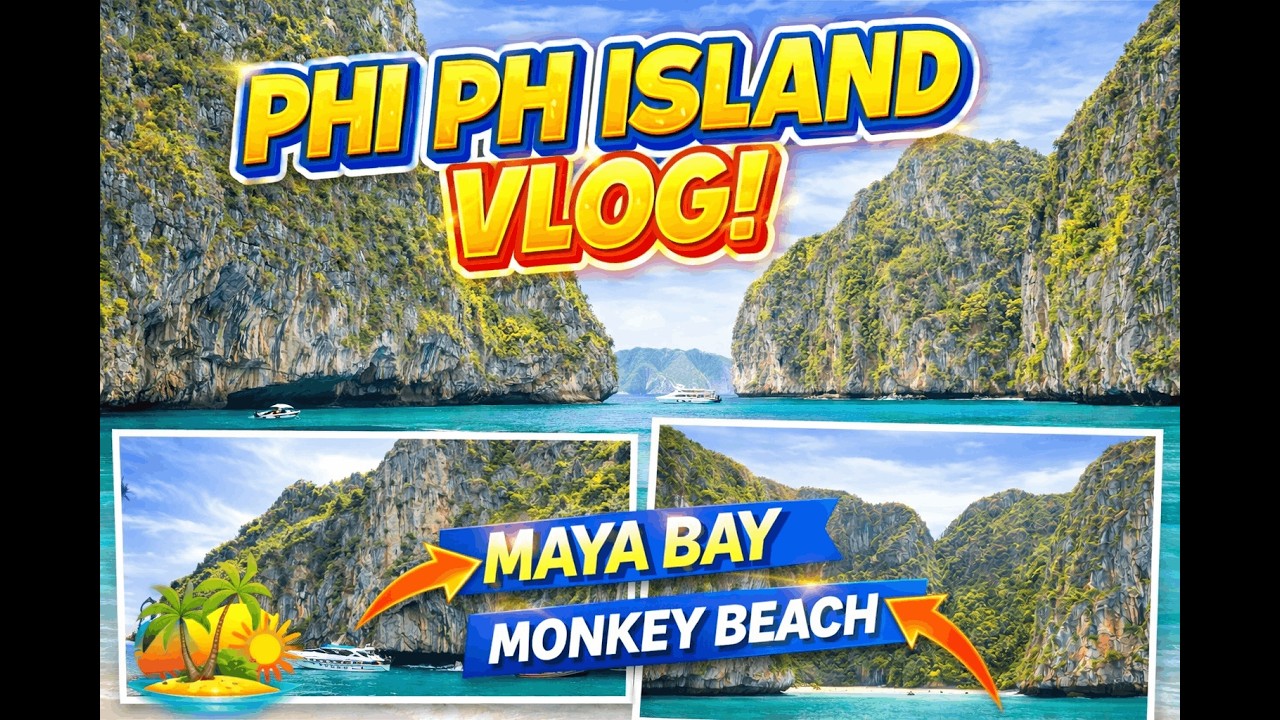 Phi Phi Island Trip on Budget | Maya Bay & Monkey Beach | Full Travel Vlog @Ghumoasherkesath