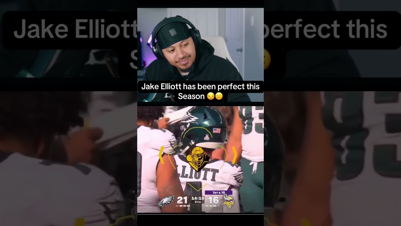 Jake Elliott misses first field goal of the season! 