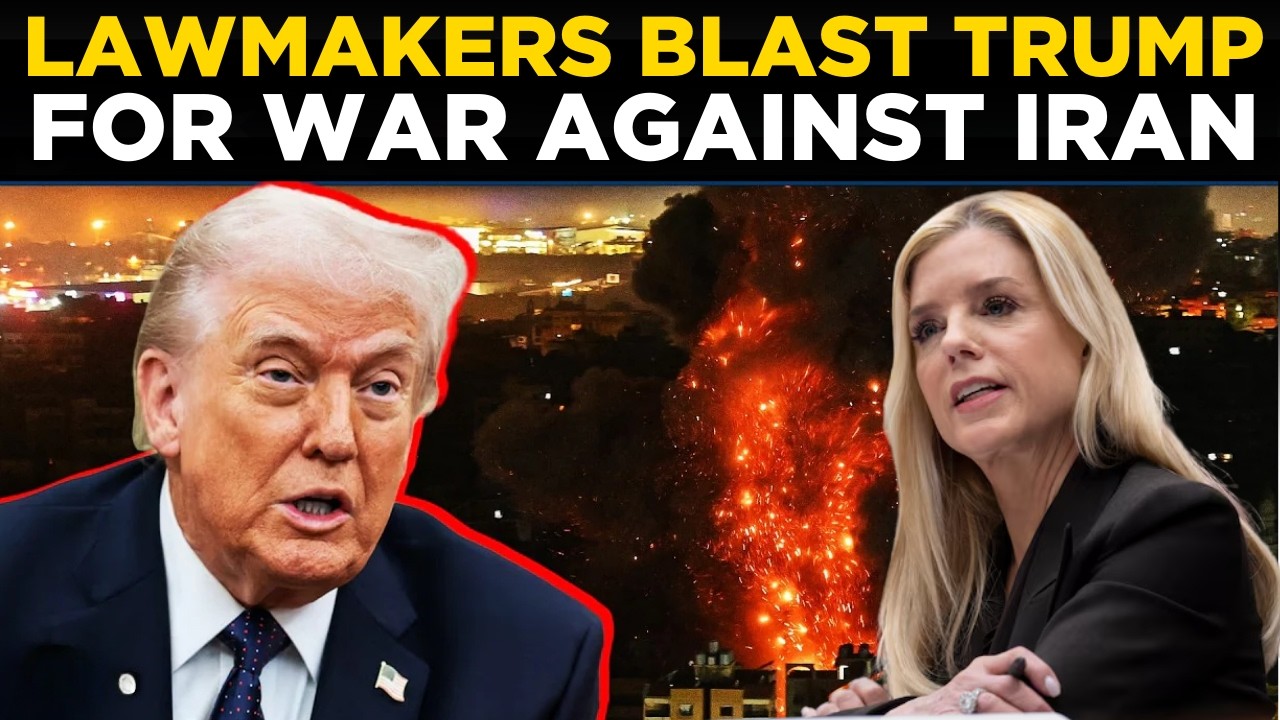 PAM BONDI LIVE: Lawmaker Erupts at Trump Over Iran War Strategy Tonight | BREAKING NEWS LIVE