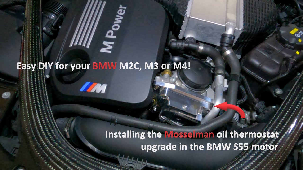 How to install the Mosselman oil thermostat into your BMW S55 M2, M3 or M4!