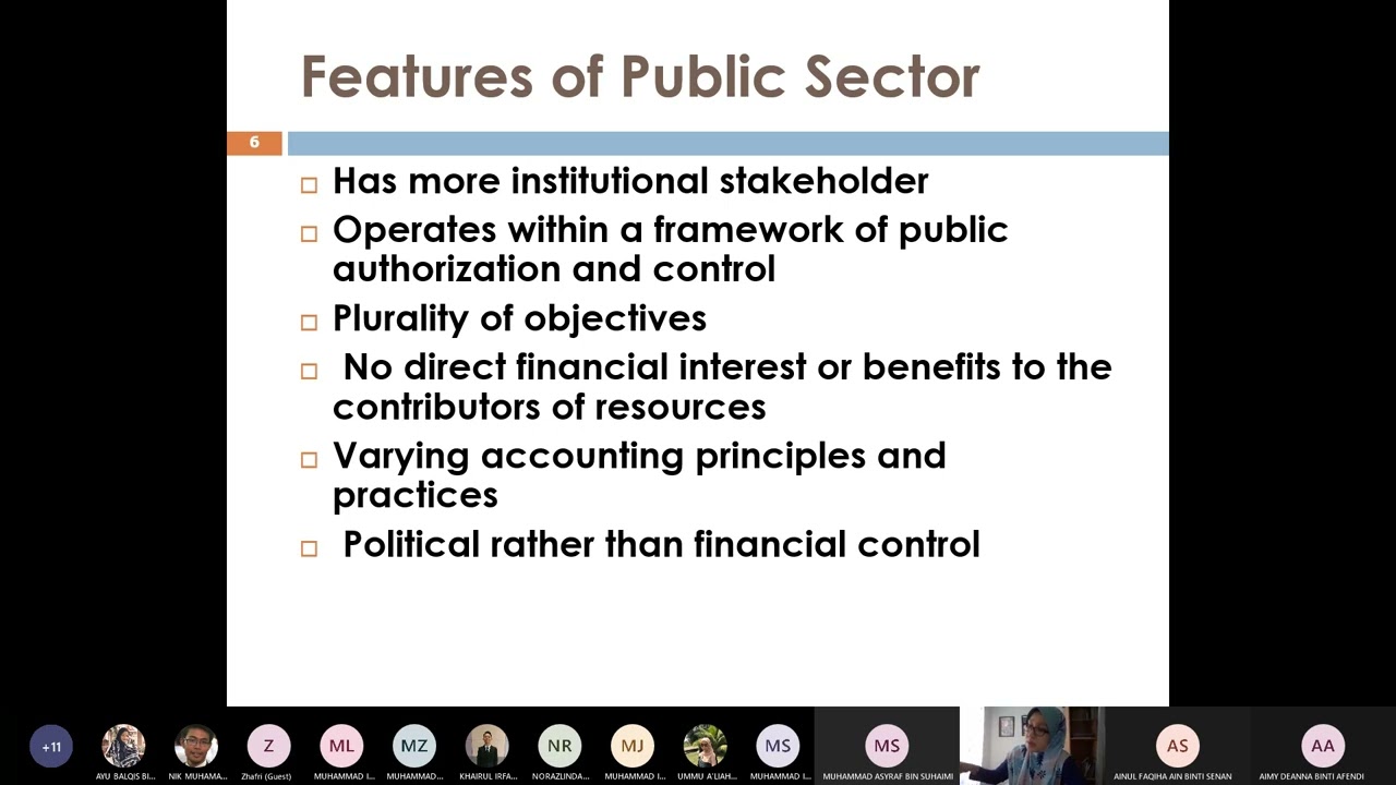 Topic 1: Introduction to Public Sector Accounting