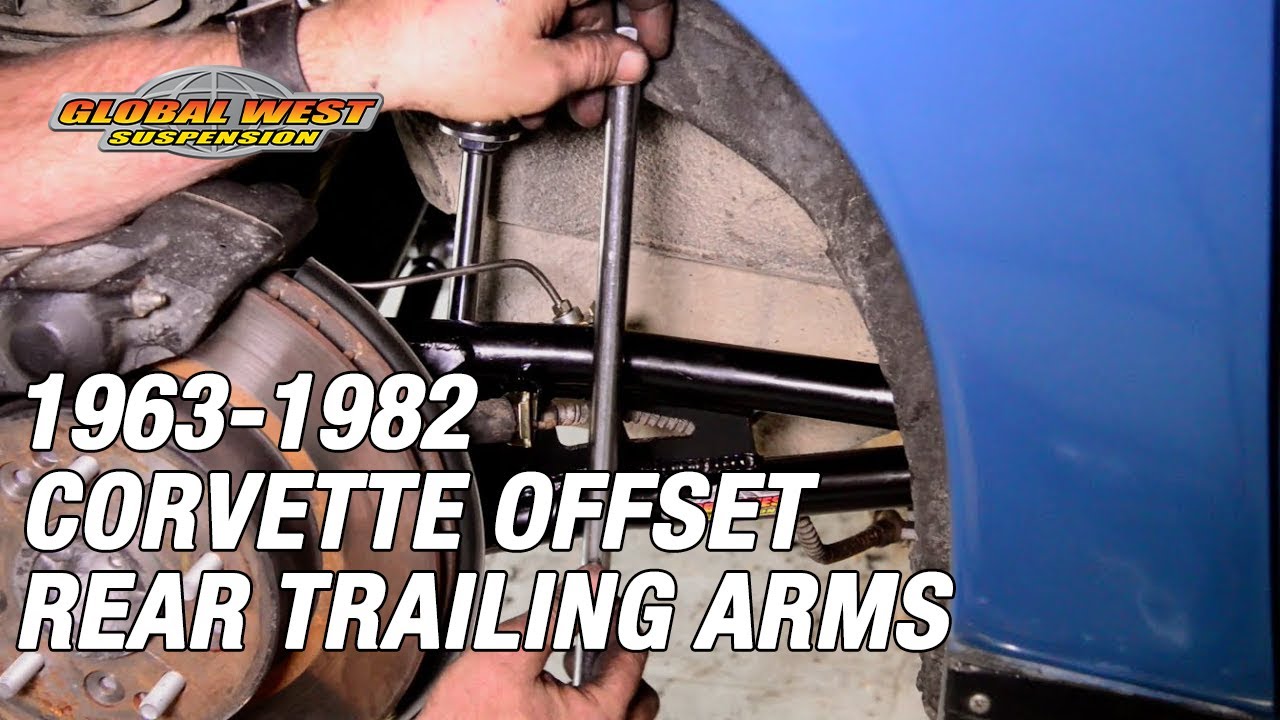 1963-1982 Offset Corvette Rear Trailing Arms - Global West Suspension