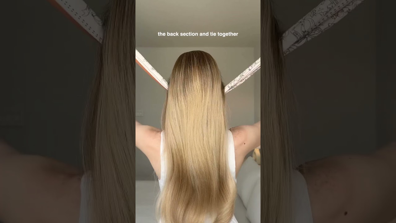 Step-by-step easy ponytail with a scarf❤️ #ponytail #easyhairstyles #hairtutorial