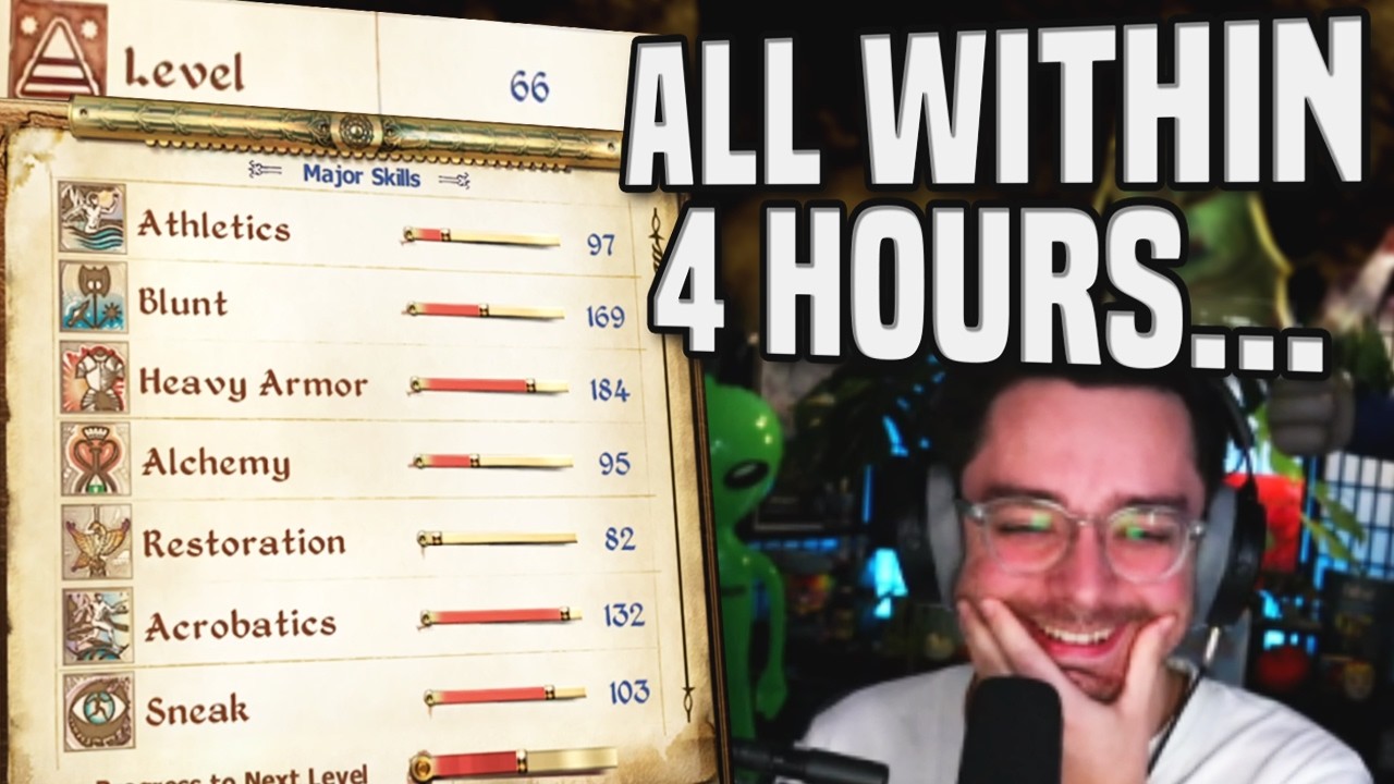 Oblivion But I Level Up 100x Faster