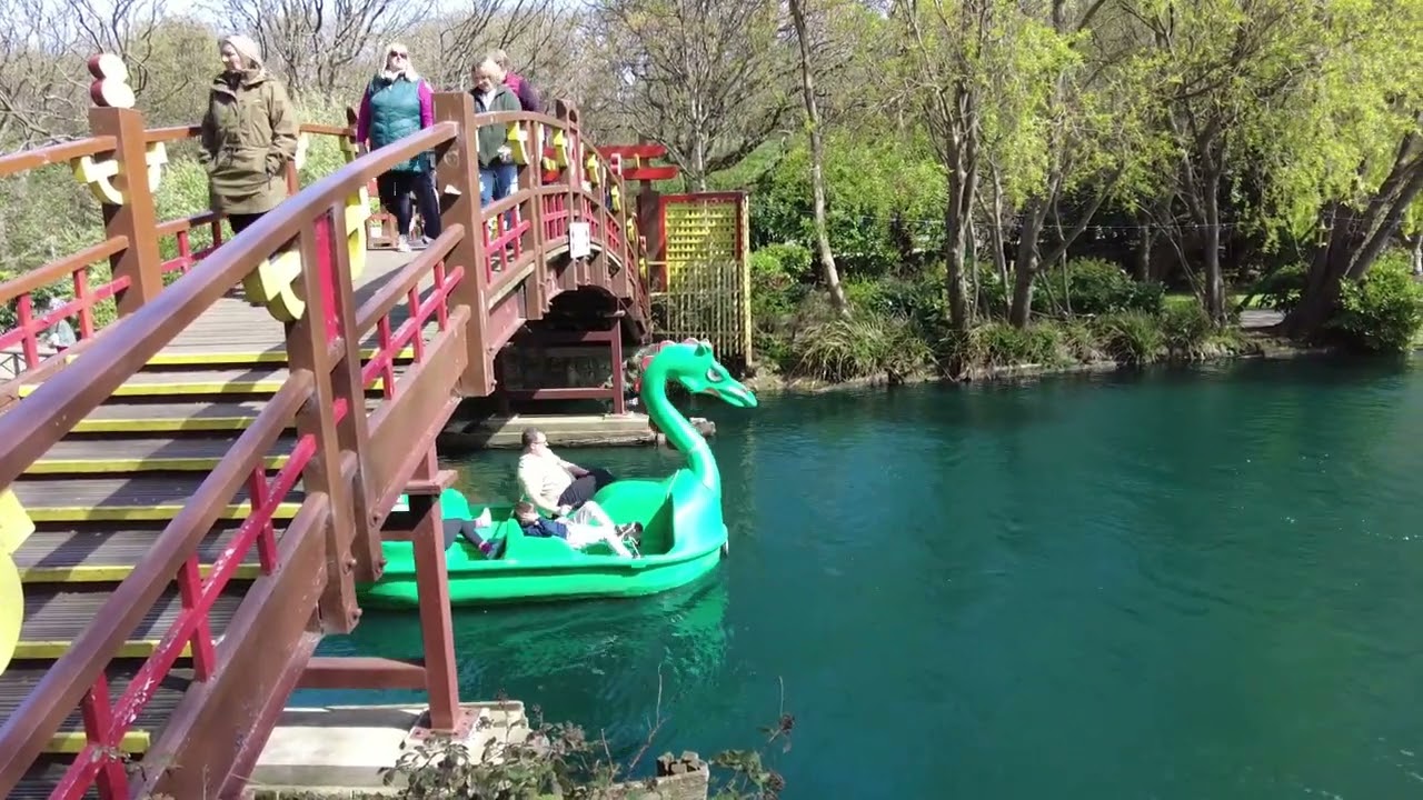 Peasholm Park in Spring, Scarborough