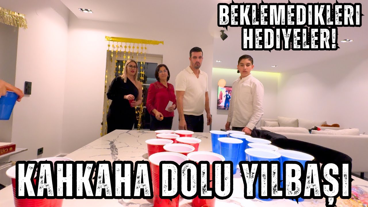 Yılbaşı HediyeleriTam Dizilik Aile!Challenge Oyunlarımız#challenge #new #viralvideo #food