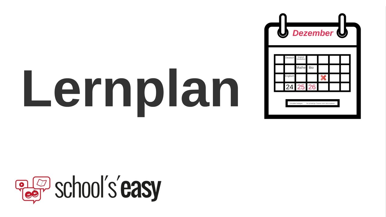 Lernplan - Organisation bei (zu) vielen Klassenarbeiten