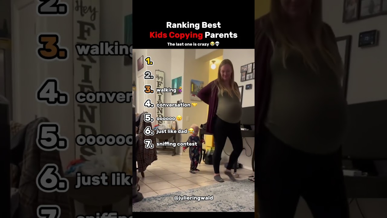 Ranking The Top 7 Best Kids Copying Parents