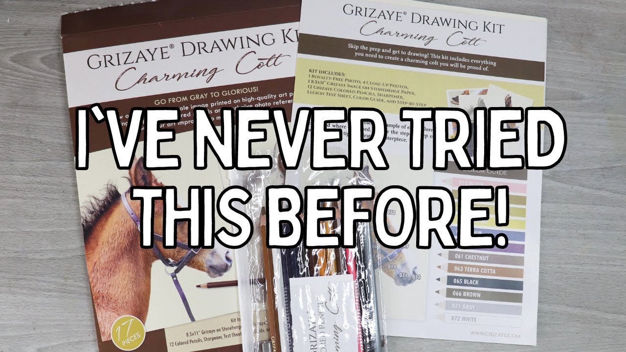 TRYING A GRIZAYE COLORED PENCIL DRAWING KIT?! From Colored Pencil Magazine!