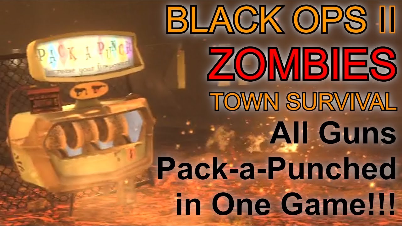 All Guns Pack a Punched in One Game | Black Ops 2 Zombies Challenge Game