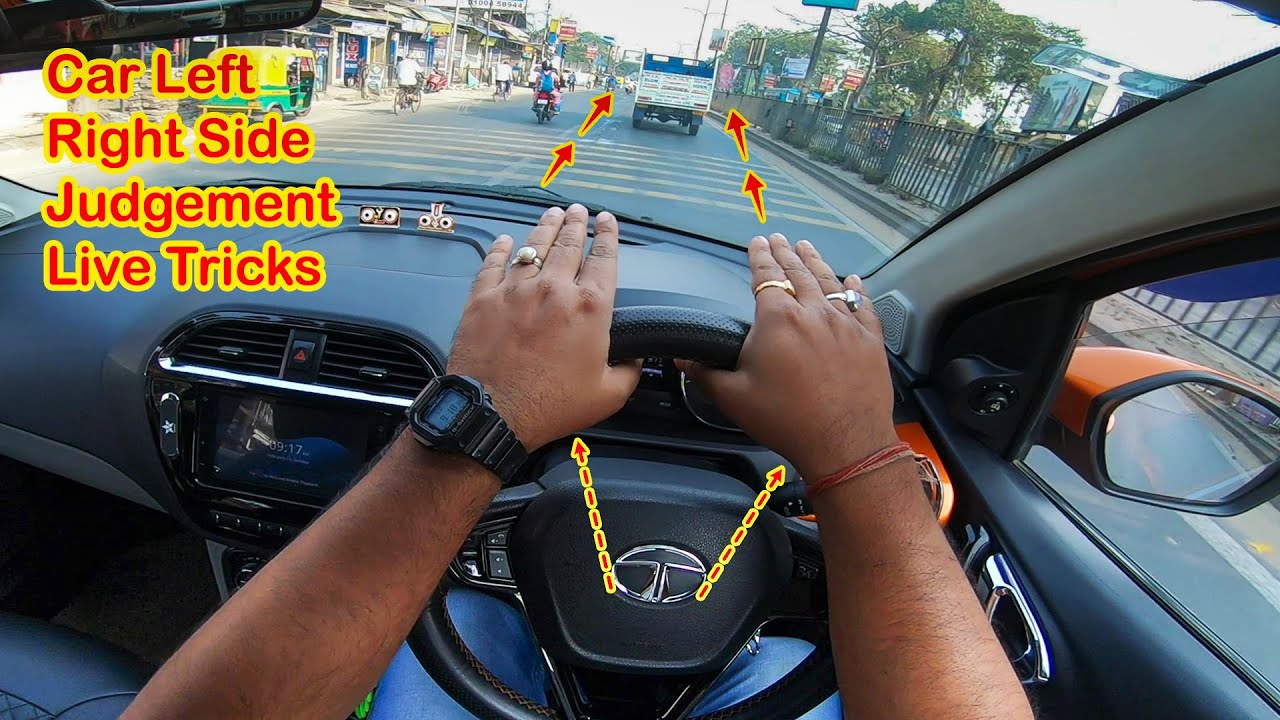 Car Left and Right Side Judgement Practical Lesson in City Driving