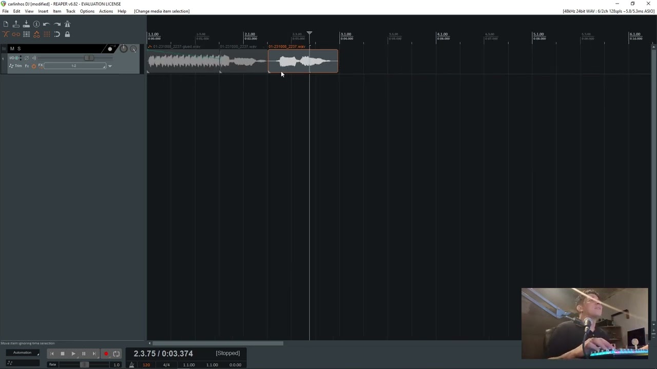 Como criar uma vinheta para DJ do zero. no Reaper