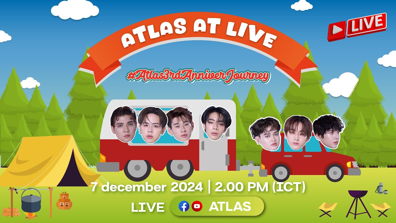 ATLAS at LIVE : ATLAS3rdAnniverJourney🎂🎉