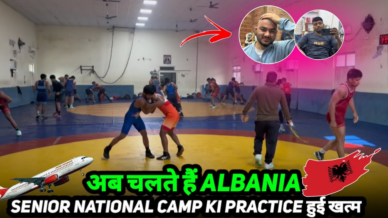 Senior National camp ki practice hui khtm अब चलते हैं Albania 🇦🇱