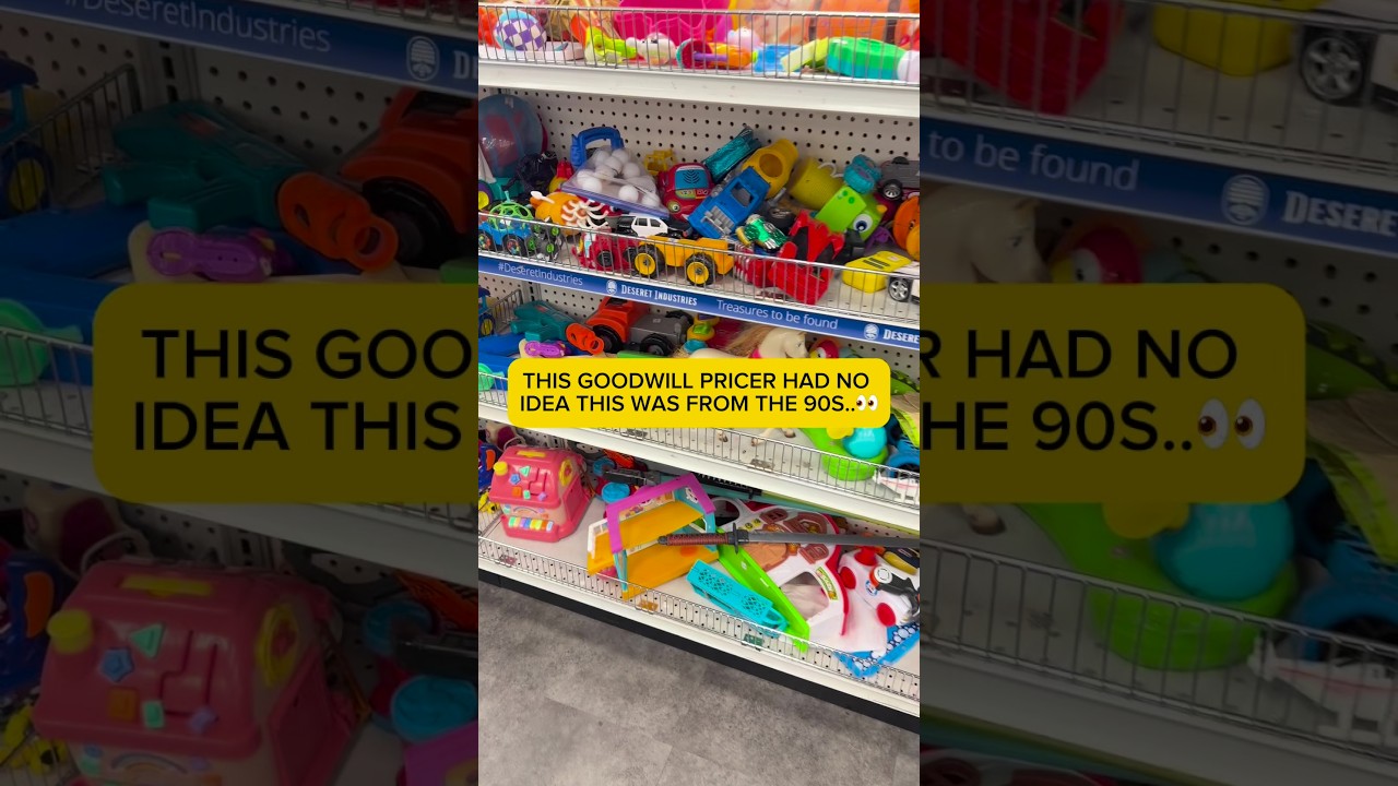 Hunting for Vintage toys at Goodwill to Resell Ebay
