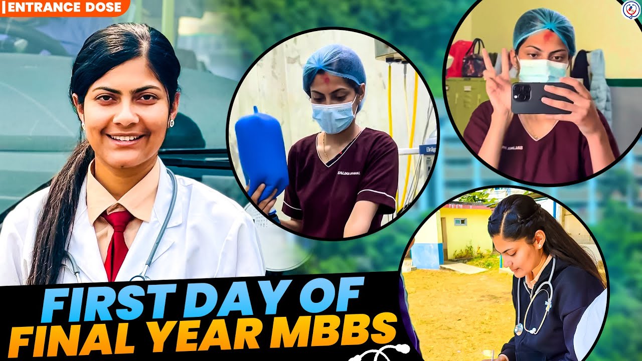 First Day of Final Year ✨Day in life of medico ( From medical college to Cee Exam with dear students