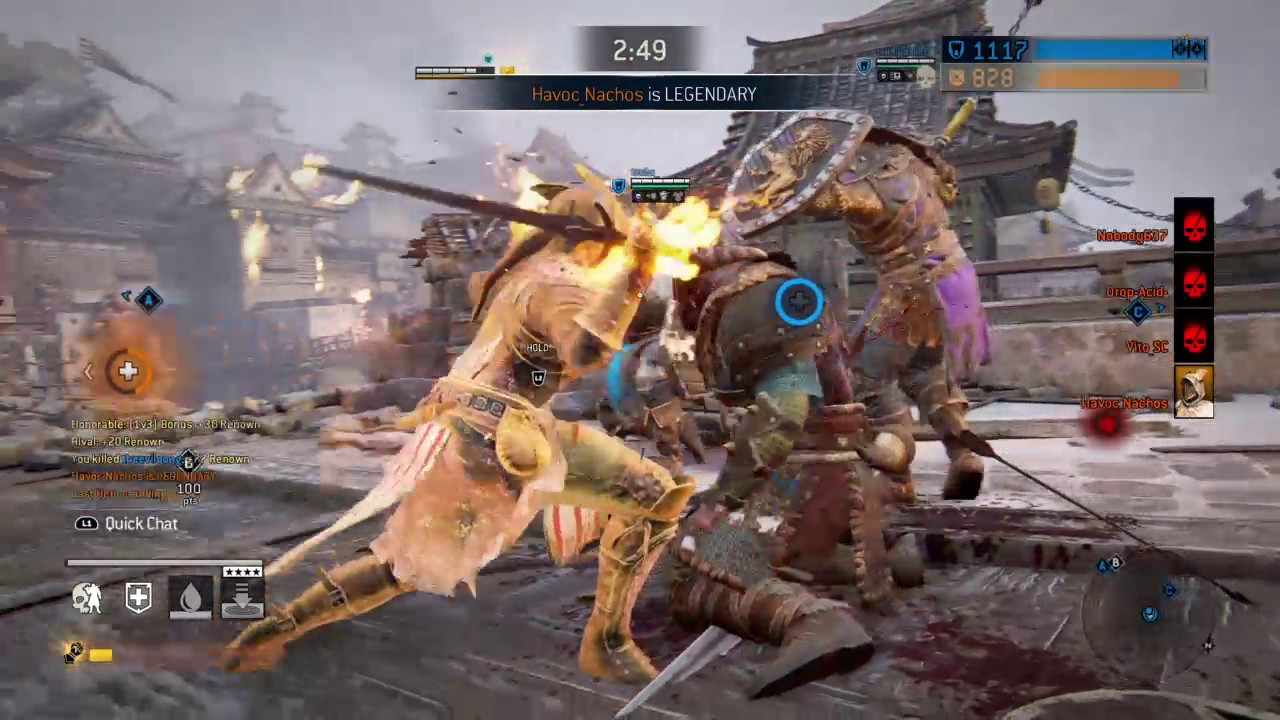 For Honor peacekeeper revenge build!