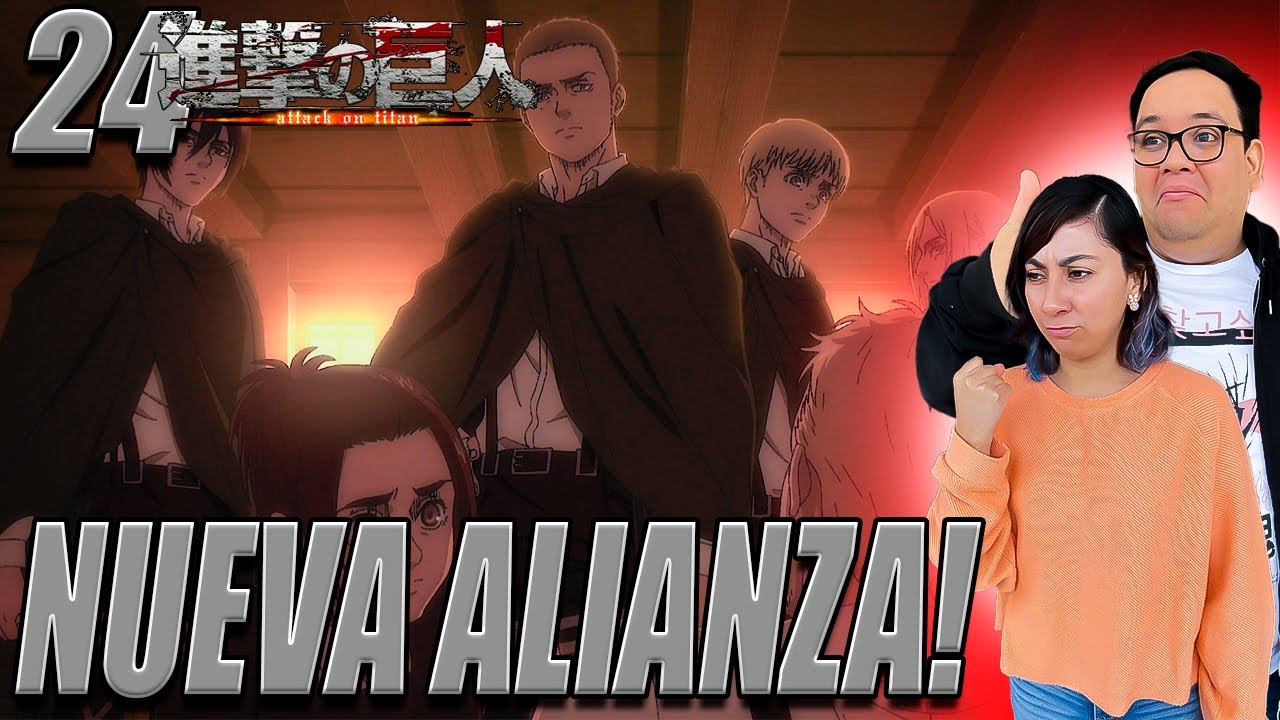 SALVAR EL MUNDO DE EREN?! |⚔️SHINGEKI NO KYOJIN T4 CAP 24 | REACCION