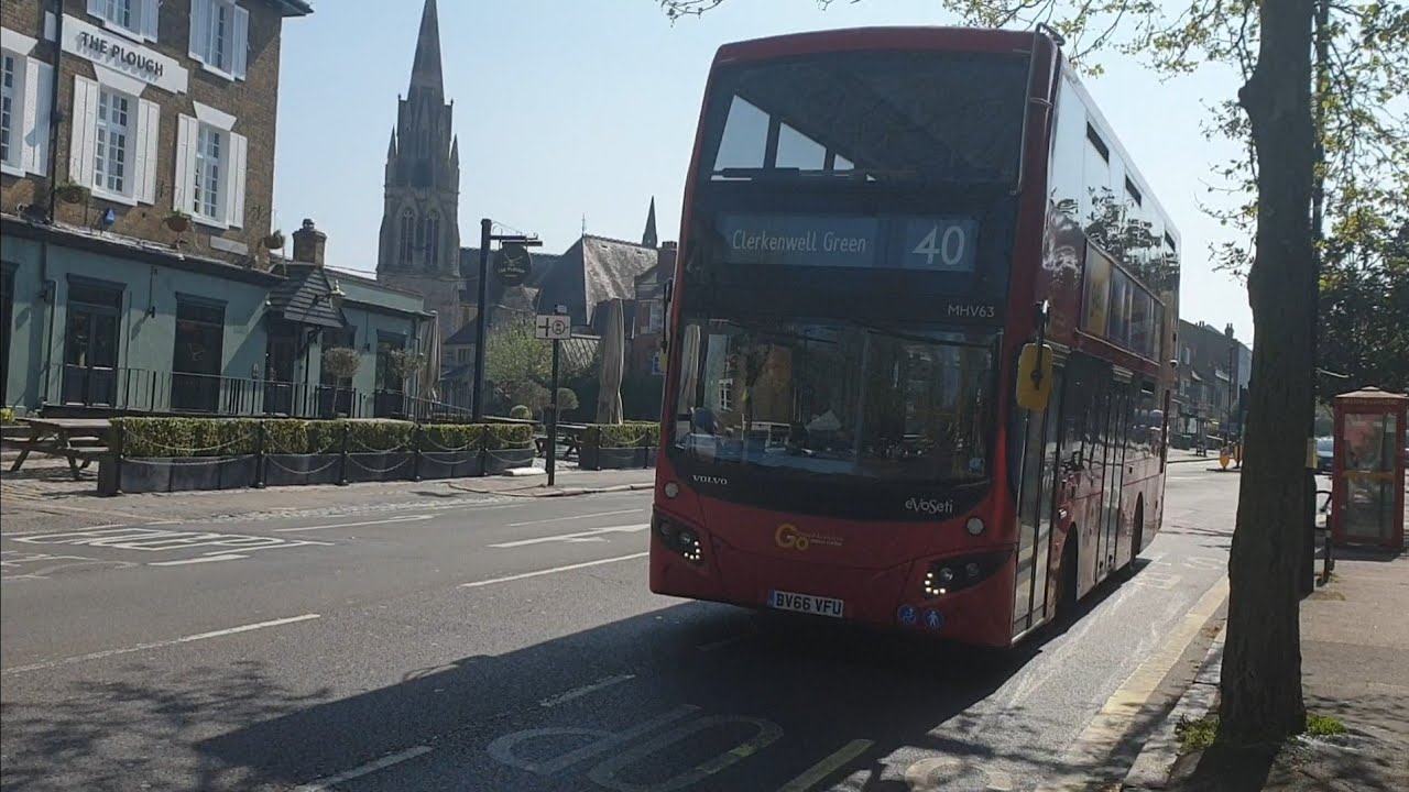 Full Journey on 40 Clerkenwell Green   MHV63 BV66VFU
