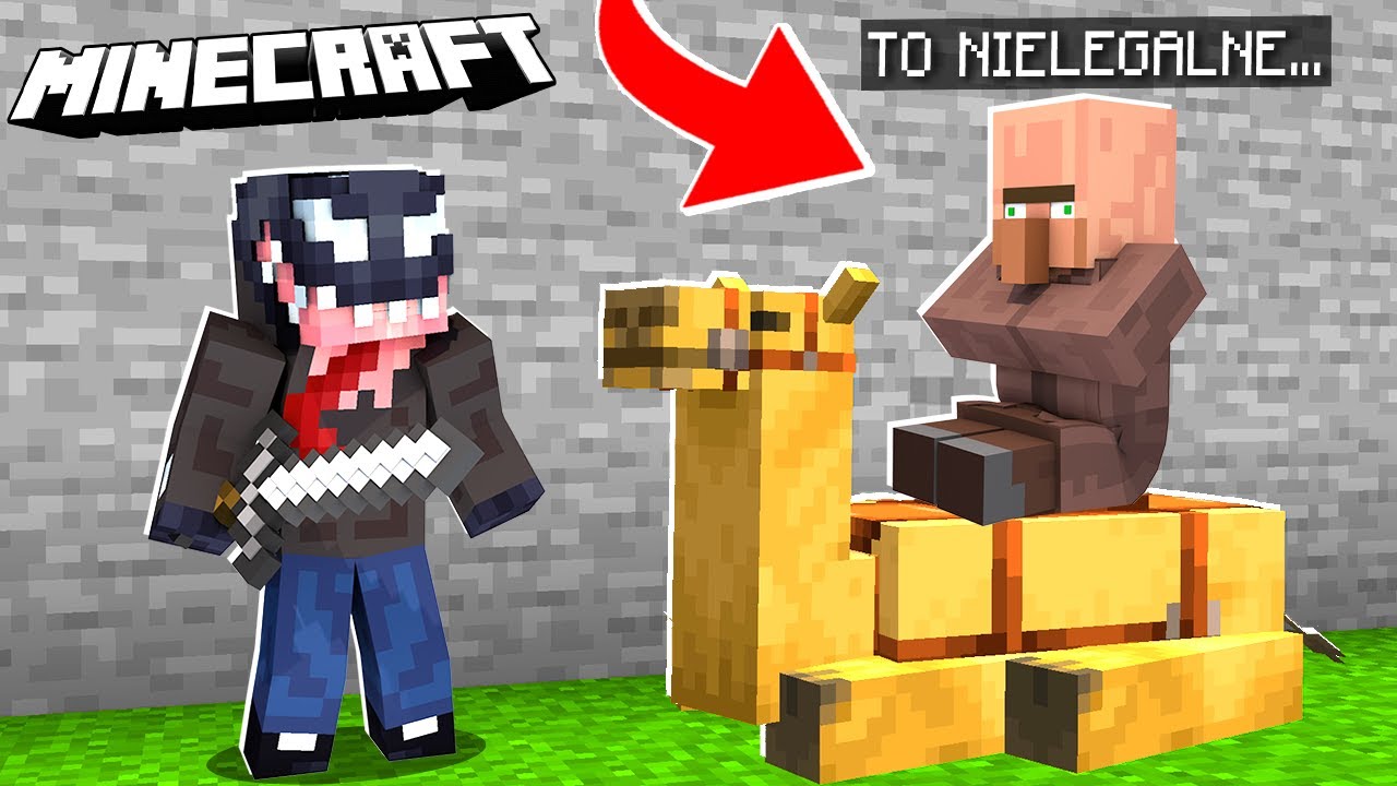 CZY WIELBŁĄD MOŻE PRZEWOZIĆ VILLAGERÓW w MINECRAFT HARDCORE 1.20?