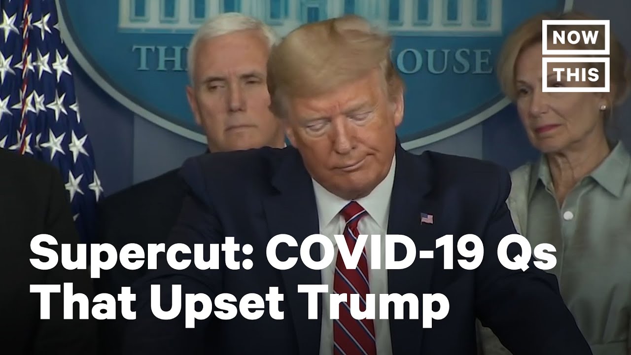 Supercut: Coronavirus Questions Trump Doesn't Like | NowThis