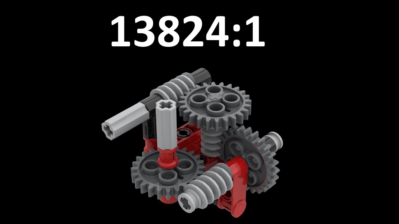 3 Ways How to Make a Really Slow Gearbox in Lego Technic